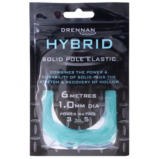 Elastic Rubeziana Drennan - Hybrid Elastic 1.0mm Aqua 6m Elastic Rubeziana Drennan - Hybrid Elastic 1.0mm Aqua 6m